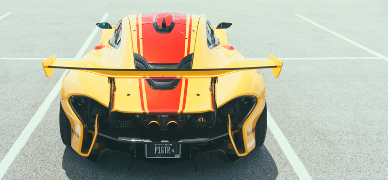 Illustration for article titled McLaren P1 GTR Casually Parked Amongst PlebeiansÂ